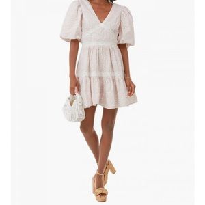 New Without Tags pink ditsy floral lace isabelle dress Hyacinth House